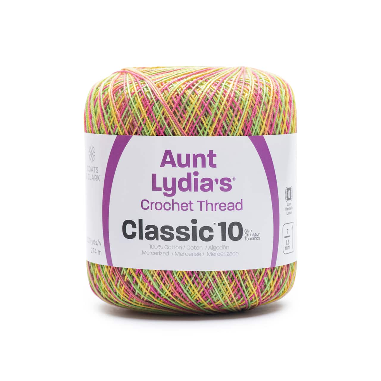 15 Pack: Aunt Lydia's® Classic Cotton Crochet Thread